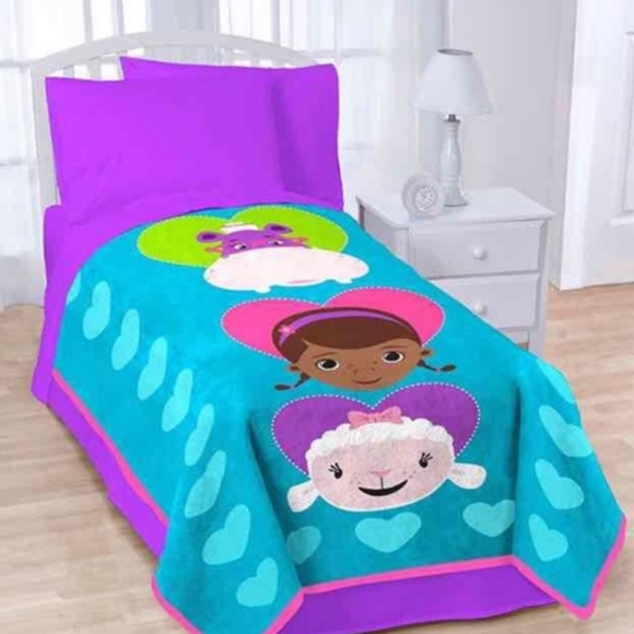 doc mcstuffins throw blanket